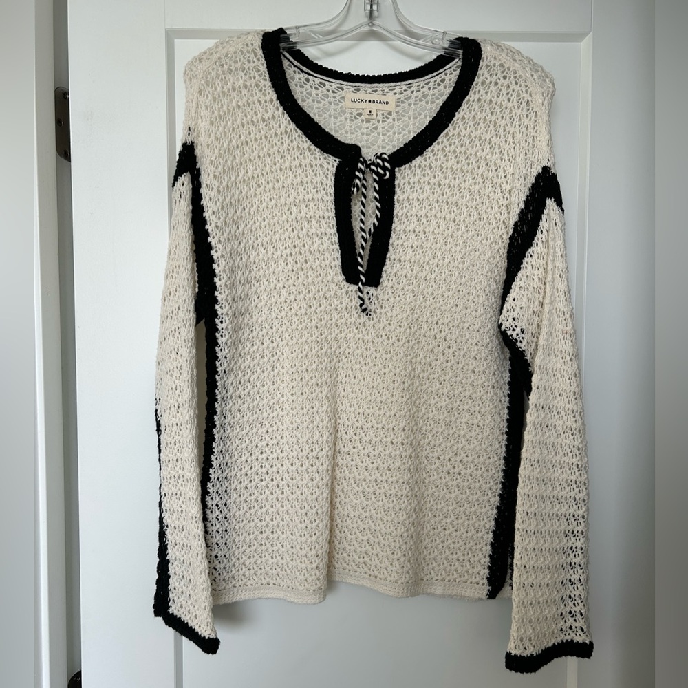 Lucky Brand Crotchet Sweater